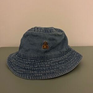 Baby Sherpa-Lined Denim Bucket Hat